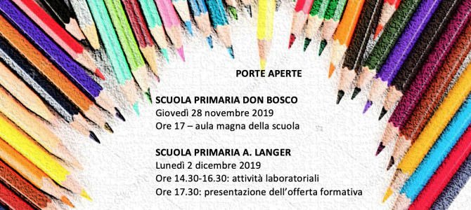 Le scuole primarie si presentano